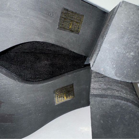 Free people x Jeffrey Campbell Minimal Lace Ups Black Suede Leather Ladies 8 - Picture 10 of 12